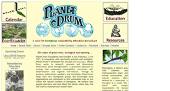 Desktop Screenshot of planetdrum.org